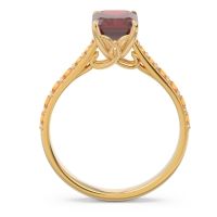 Pave Emerald Cut Nairjhara Ring