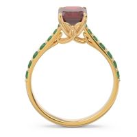 Pave Emerald Cut Nairjhara Ring