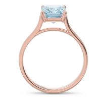 Solitaire Emerald Cut Brhat Ring