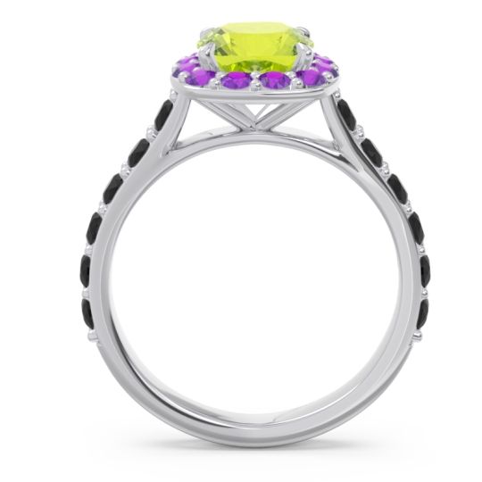 Halo Pave Cushion Svaja Ring