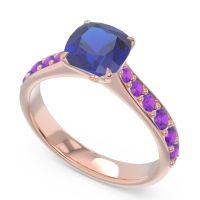 Pave Cushion Kesari Ring