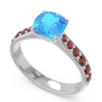 Pave Cushion Kesari Ring