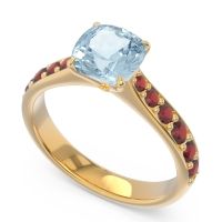 Pave Cushion Kesari Ring