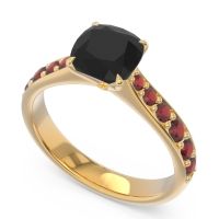 Pave Cushion Kesari Ring