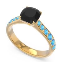 Pave Cushion Kesari Ring