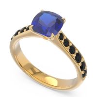 Pave Cushion Kesari Ring