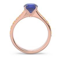 Pave Cushion Kesari Ring