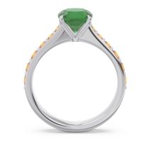 Pave Cushion Kesari Ring