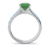 Pave Cushion Kesari Ring