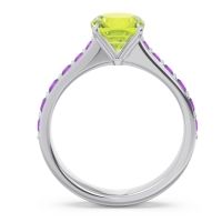 Pave Cushion Kesari Ring