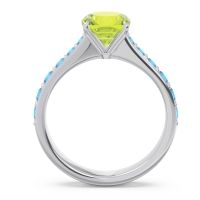 Pave Cushion Kesari Ring