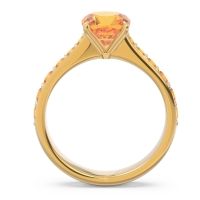 Pave Cushion Kesari Ring