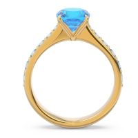 Pave Cushion Kesari Ring