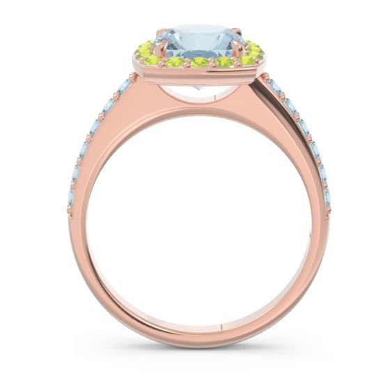 Halo Pave Cushion Kamatha Ring