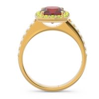 Halo Pave Cushion Kamatha Ring