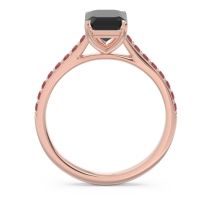 Pave Emerald Cut Vedara Ring