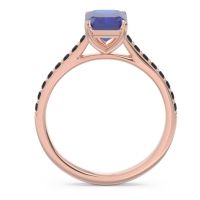 Pave Emerald Cut Vedara Ring