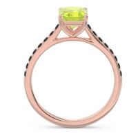 Pave Emerald Cut Vedara Ring