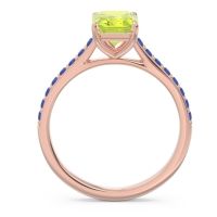 Pave Emerald Cut Vedara Ring