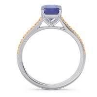 Pave Emerald Cut Vedara Ring