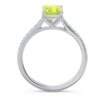 Pave Emerald Cut Vedara Ring