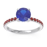 Pave Cathedral Mayurari Ring