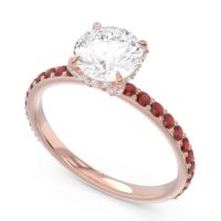 Pave Cathedral Mayurari Ring