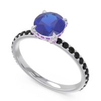 Pave Cathedral Mayurari Ring