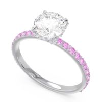 Pave Cathedral Mayurari Ring