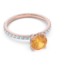 Pave Cathedral Mayurari Ring