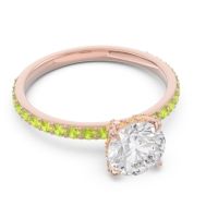 Pave Cathedral Mayurari Ring