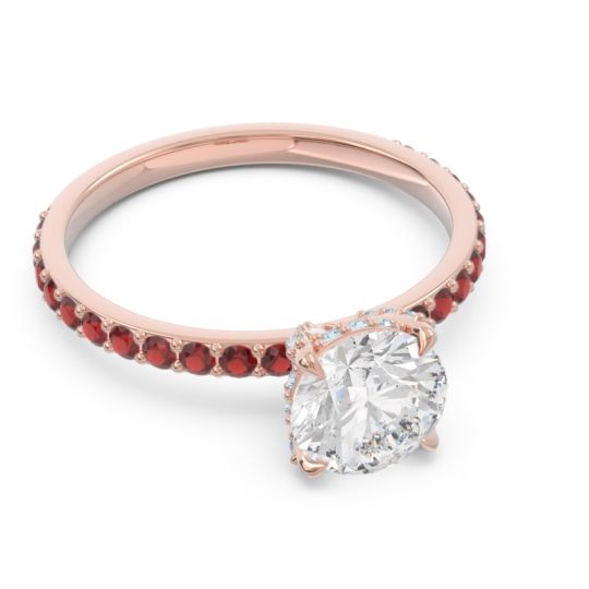 Pave Cathedral Mayurari Ring