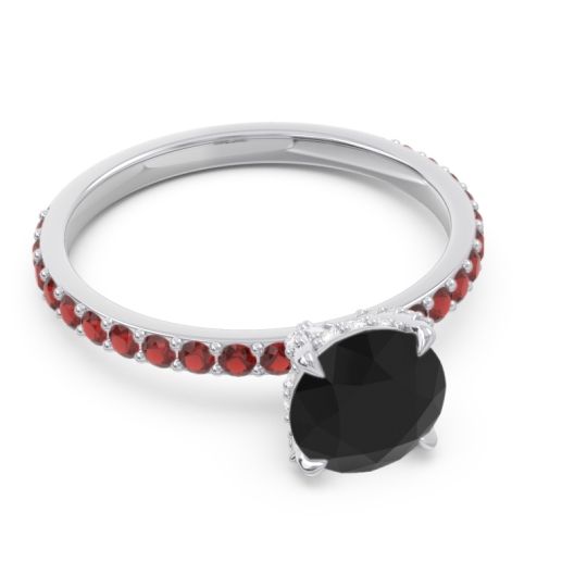 Pave Cathedral Mayurari Ring