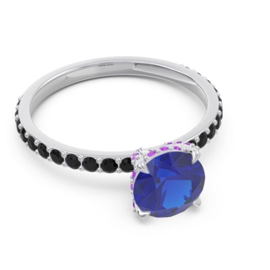 Pave Cathedral Mayurari Ring