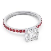 Pave Cathedral Mayurari Ring