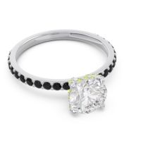 Pave Cathedral Mayurari Ring