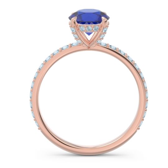 Pave Cathedral Mayurari Ring