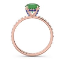 Pave Cathedral Mayurari Ring