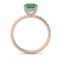 Pave Cathedral Mayurari Ring