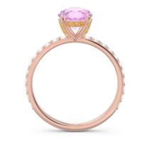 Pave Cathedral Mayurari Ring