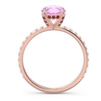 Pave Cathedral Mayurari Ring