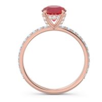 Pave Cathedral Mayurari Ring