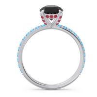 Pave Cathedral Mayurari Ring