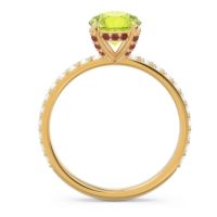 Pave Cathedral Mayurari Ring