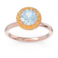 Halo Pave Sthala Ring