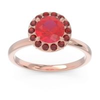 Halo Pave Sthala Ring