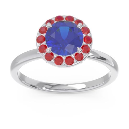 Halo Pave Sthala Ring