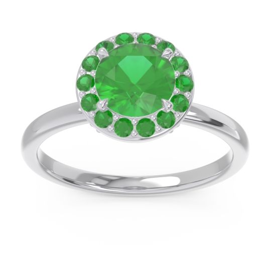 Halo Pave Sthala Ring