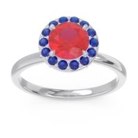 Halo Pave Sthala Ring