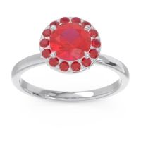 Halo Pave Sthala Ring